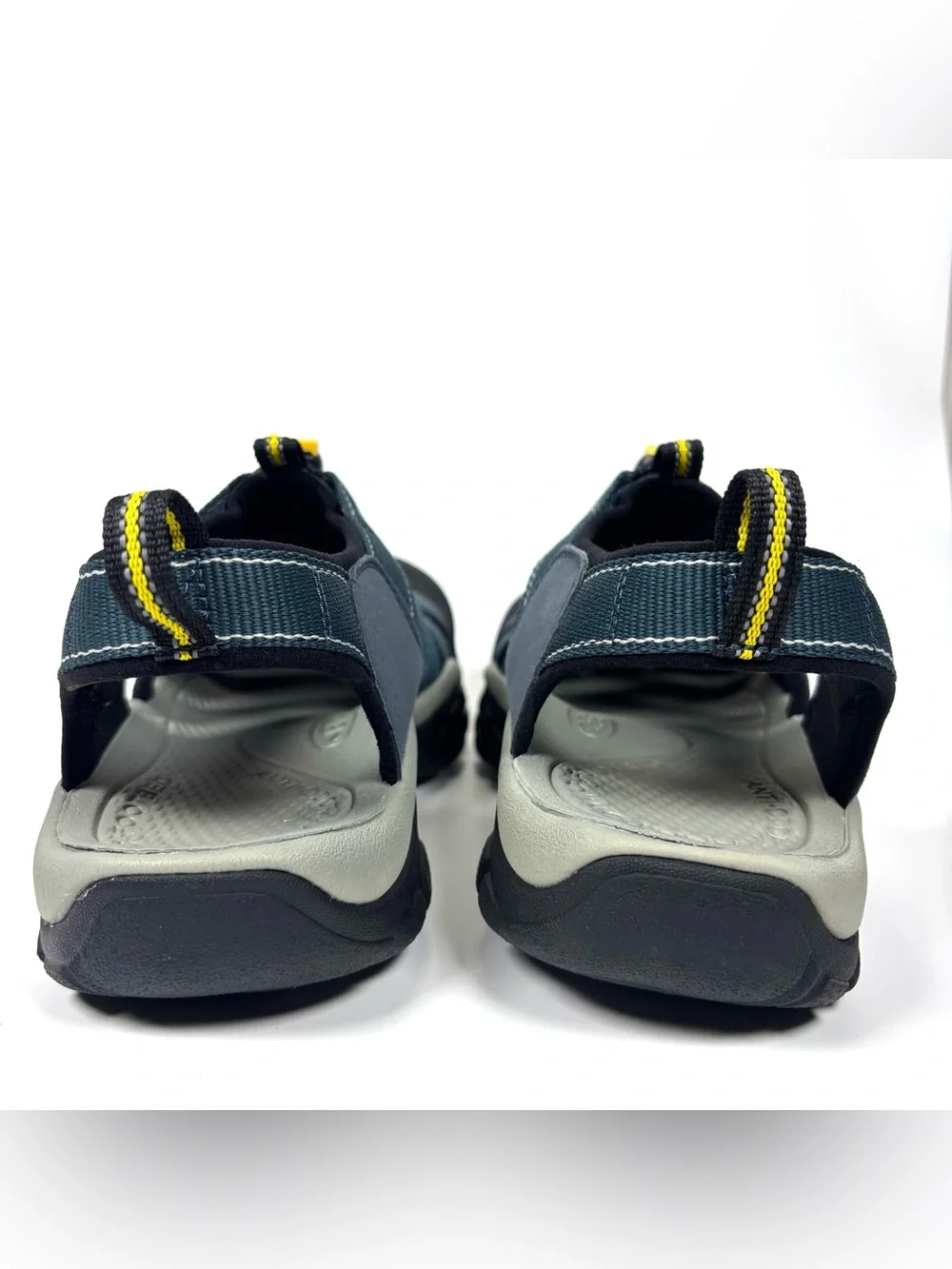 KEEN Newport H2 Mens US 11.5 Sport Sandals Navy Medium Gray Waterproof 1001938
